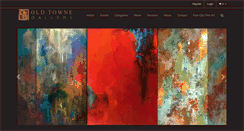 Desktop Screenshot of oldtownegallery.com